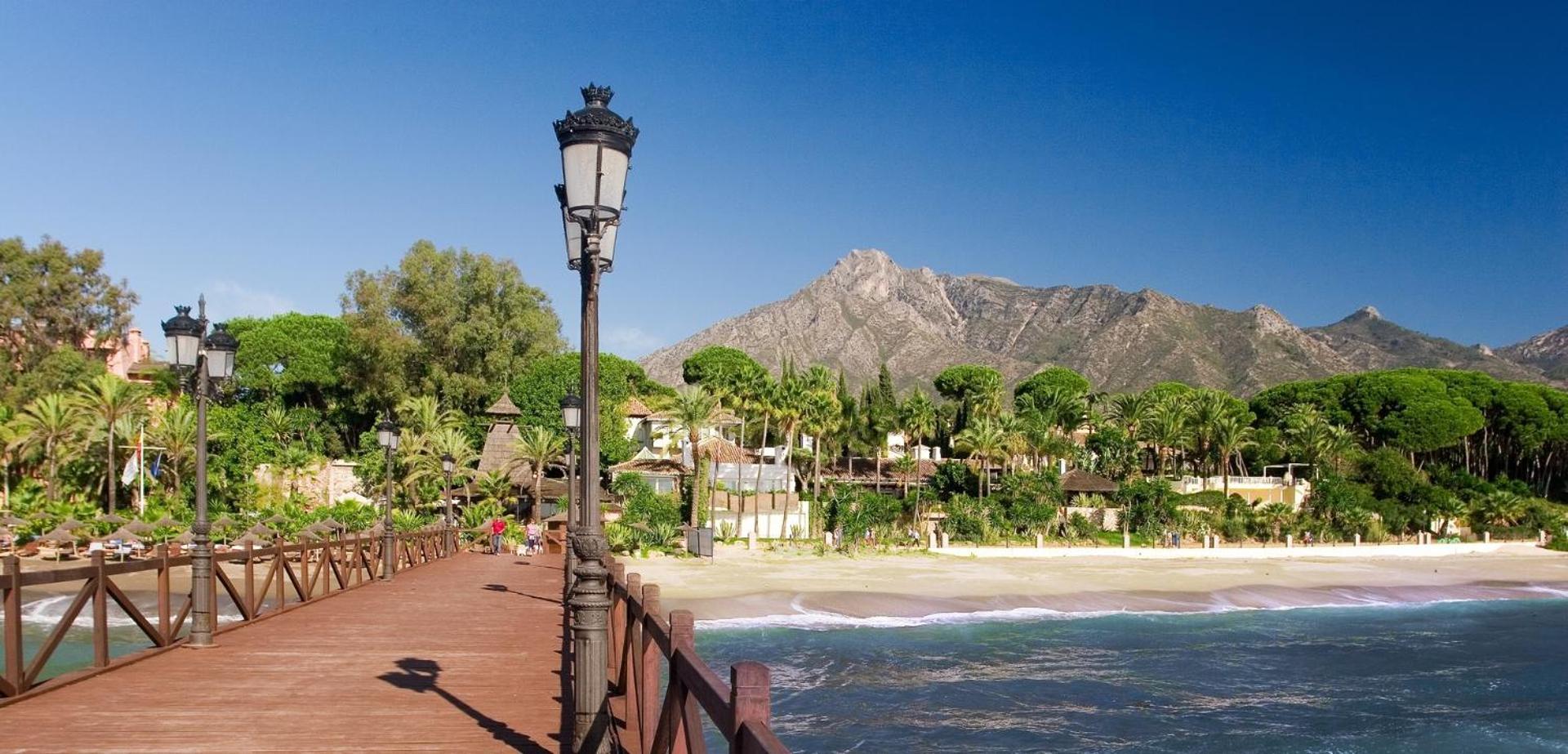 Seafront In Marbella With Pool And Garage Apartment Ngoại thất bức ảnh