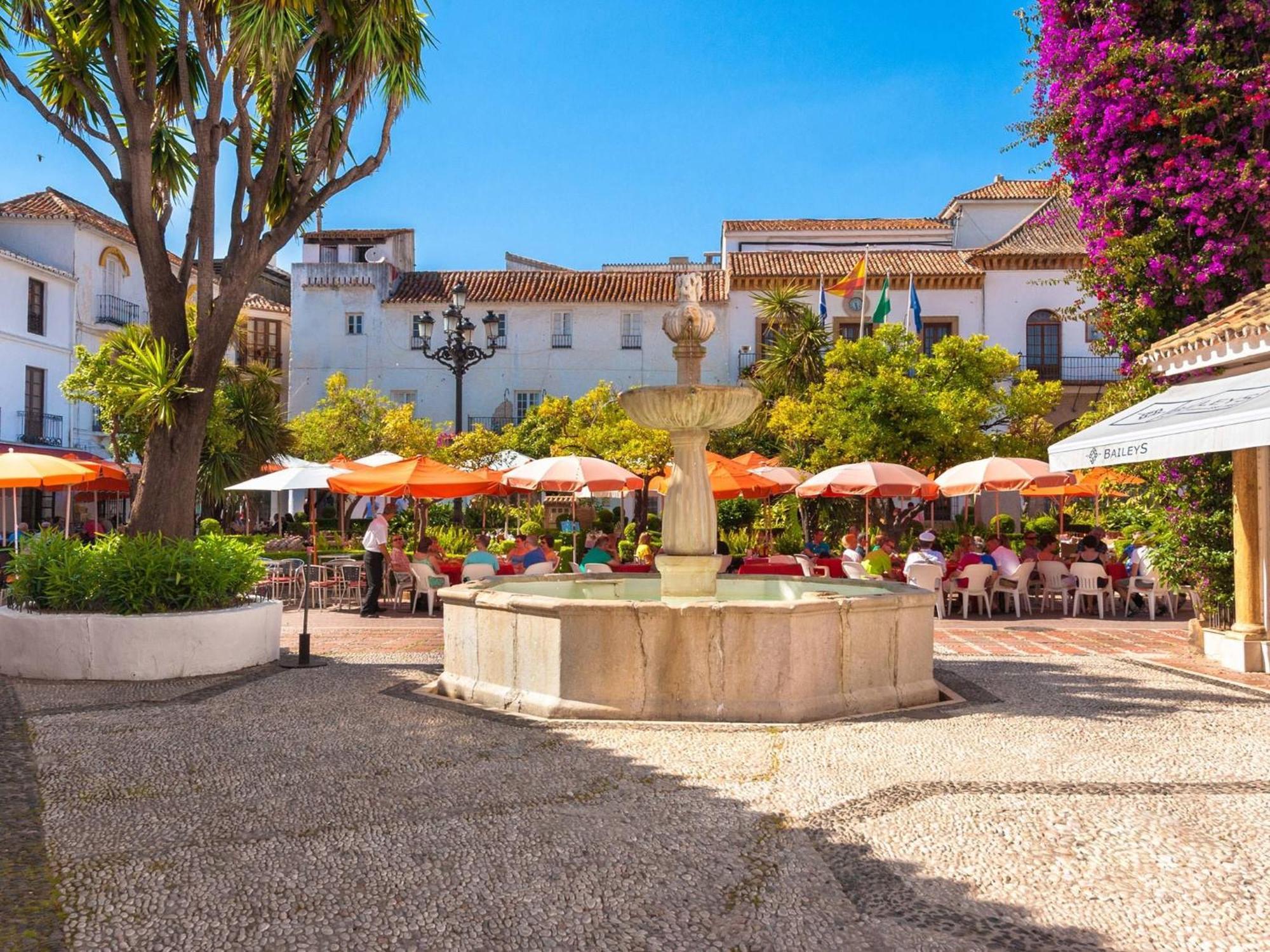 Seafront In Marbella With Pool And Garage Apartment Ngoại thất bức ảnh